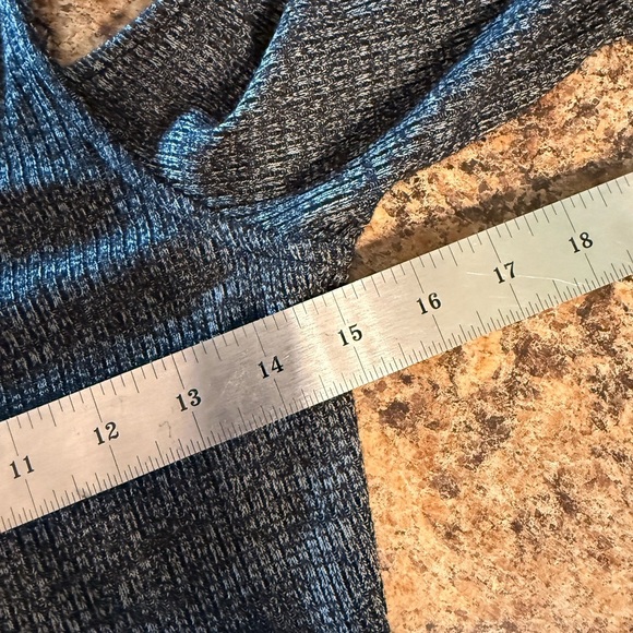 NWT JUICY COUTURE Sweater Dress Heather Gray Black Rhinestones Cold Shoulder XS - Picture 11 of 14